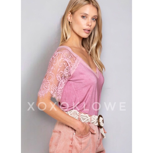 POL Pink Premium Tee Buttery Soft Relaxed Fit - Picture 10 of 16